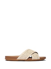 FitFlop Gracie Woven Cross Slides - Image 1 of 4