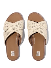 FitFlop Gracie Woven Cross Slides - Image 3 of 4