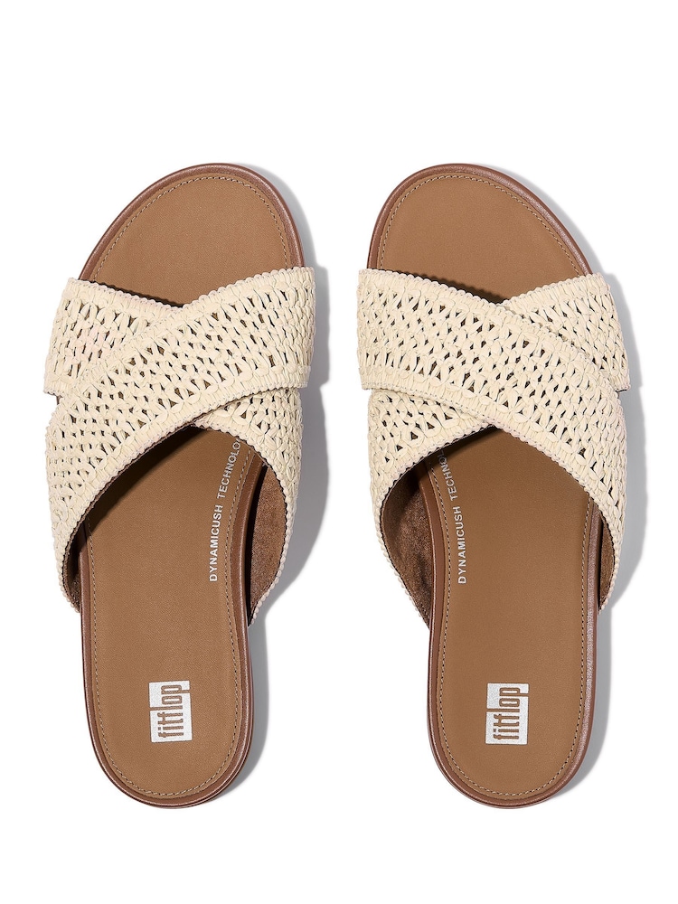 FitFlop Gracie Woven Cross Slides - Image 3 of 4