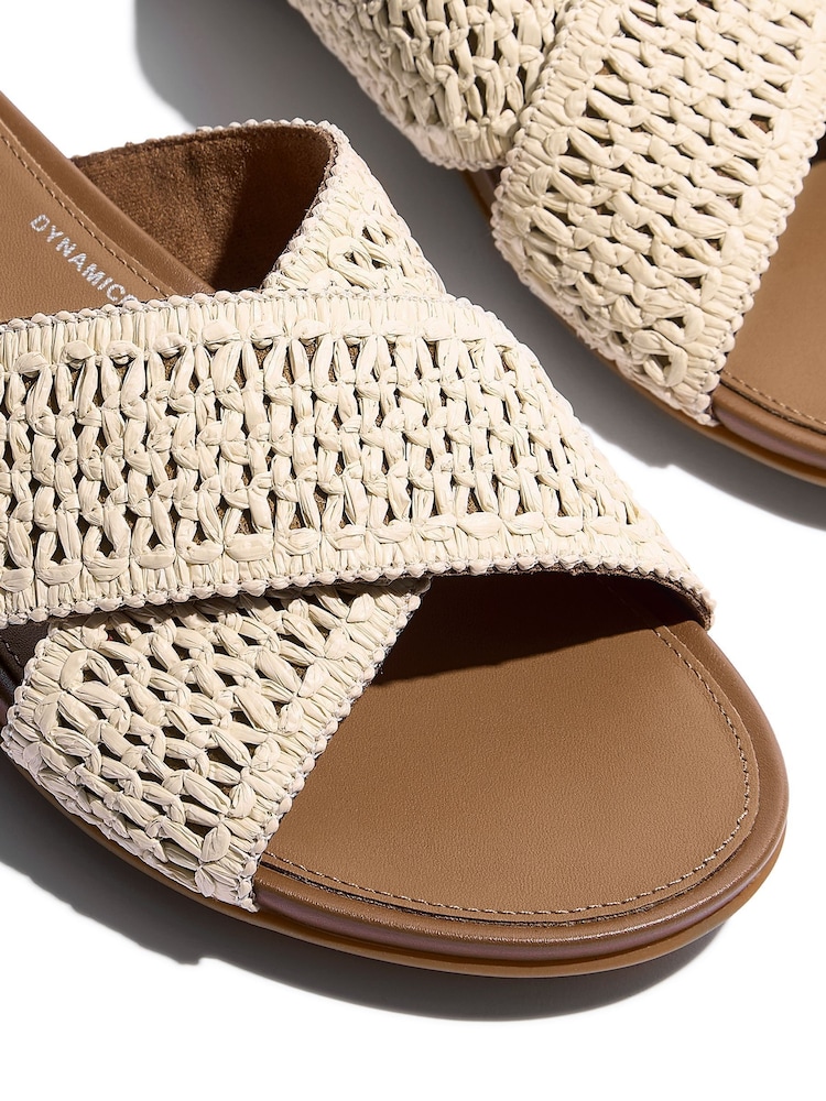 FitFlop Gracie Woven Cross Slides - Image 4 of 4