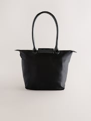 Baker by Ted Baker Girls Back to School Nylon Bow Black Tote Bag - Image 2 of 7