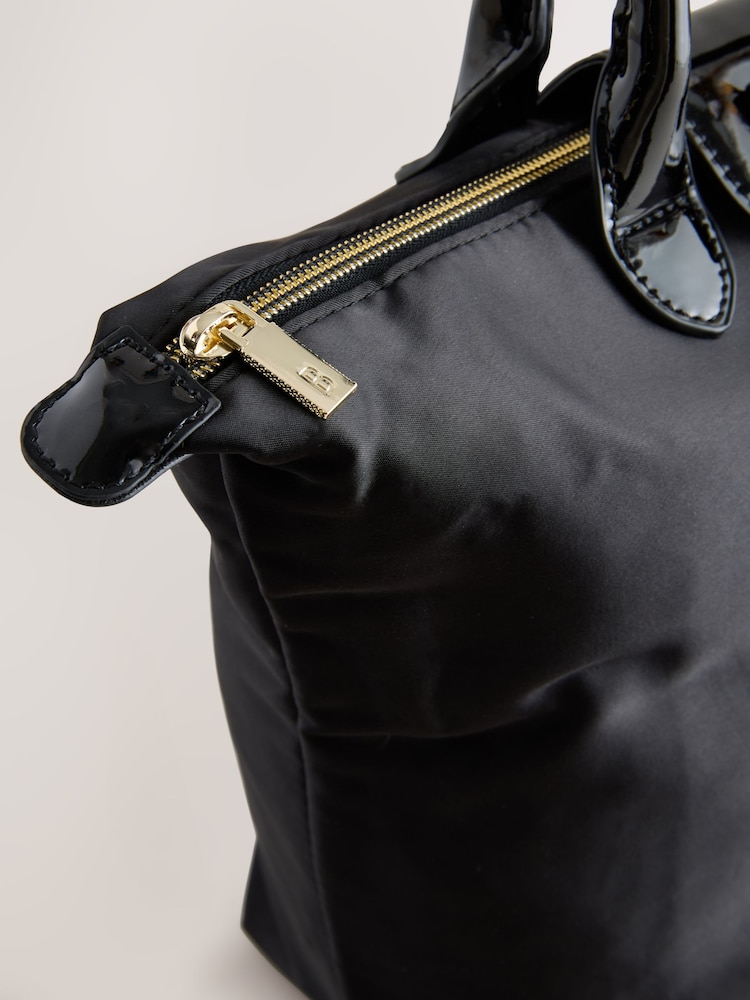 Baker by Ted Baker Girls Back to School Nylon Bow Black Tote Bag - Image 7 of 7