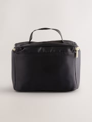 Baker by Ted Baker Girls Back To School Quilted Bow Black Lunch Bag - Image 2 of 6