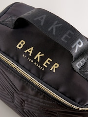 Baker by Ted Baker Girls Back To School Quilted Bow Black Lunch Bag - Image 5 of 6