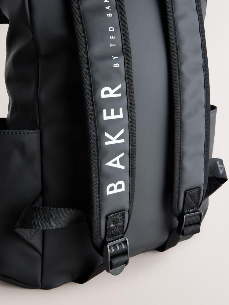 Negro - Baker by Ted Baker Boys Back to School Roll Top Backpack - Imagen 7 de 7