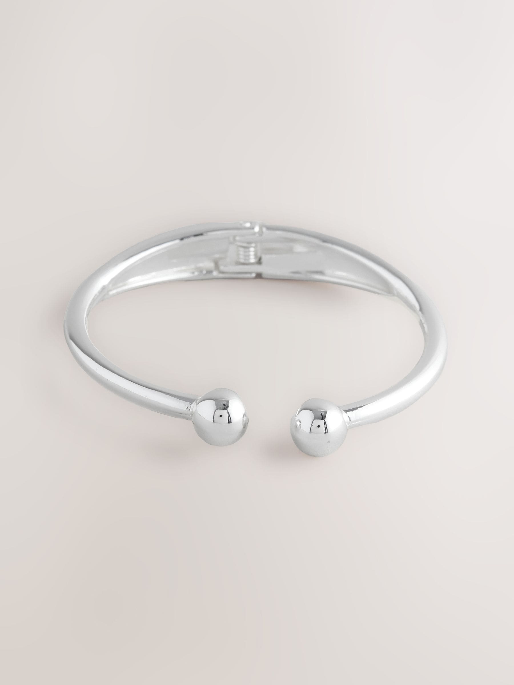 Buy Silver Tone Hinge Bangle from Next Romania