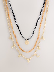 Bright Multilayer Beaded Necklace - Image 3 of 5