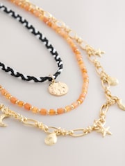 Bright Multilayer Beaded Necklace - Image 4 of 5