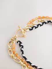 Bright Multilayer Beaded Necklace - Image 5 of 5