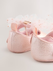 Baker by Ted Baker Baby Girls Padders Shoes With Bow - Image 4 of 5