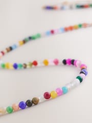 Multi Coloured Beaded Necklace - Image 5 of 6