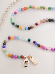 Multi Coloured Beaded Necklace - Image 6 of 6