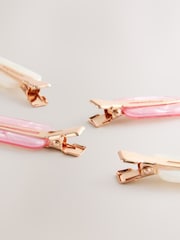 Pink/ White No Crease Hair Clip - Image 3 of 3