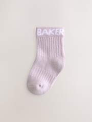 Baker by Ted Baker Girls Socks 5 Pack - Image 4 of 8