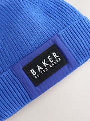 Baker by Ted Baker Boys Beanie and Gloves Set - Image 2 of 5