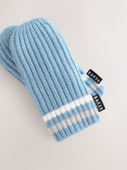 Baker by Ted Baker Boys Pom Beanie and Mittens Set - Image 3 of 4
