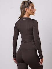 Gym King Brown 365 Long Sleeve T-Shirt - Image 2 of 4