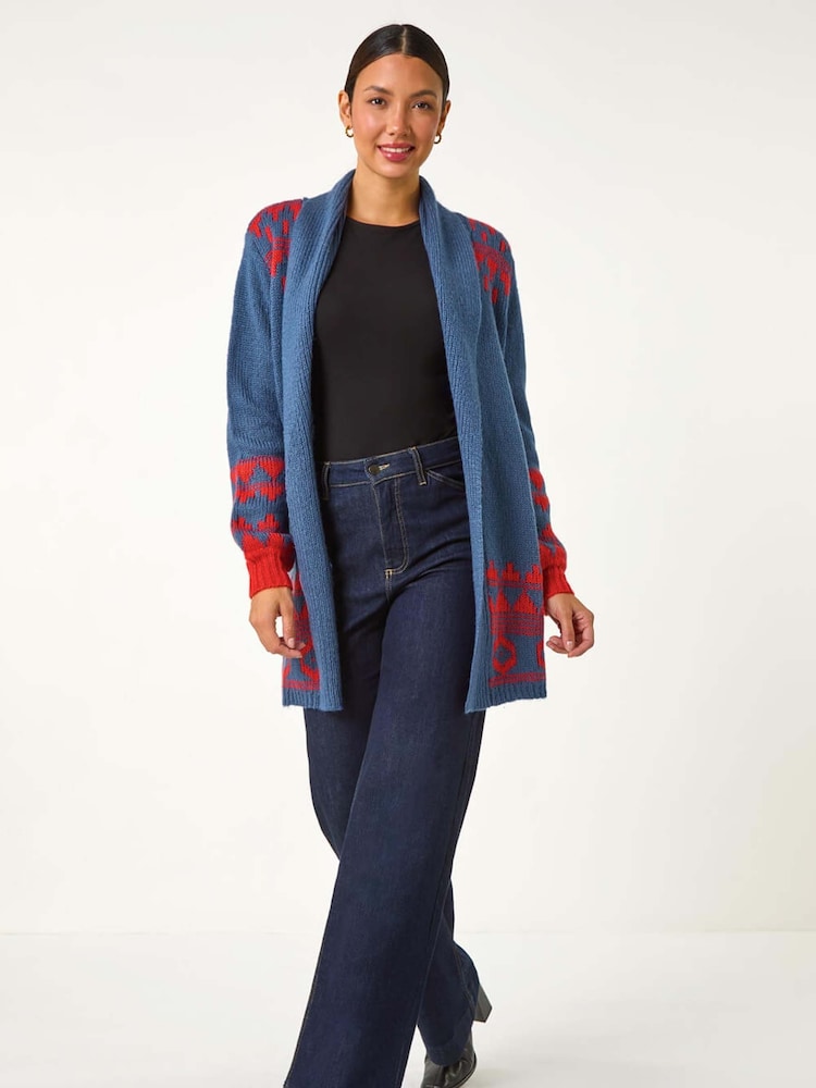 Roman Patterned Knit Cardigan - Bild 2 von 5 Roman Patterned Knit Cardigan - Bild 2 von 5