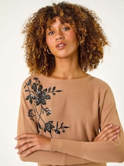 Pulover tricotat Roman Paiete Floral - Image 4 of 5