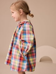 Multi Check Print 100% Cotton Shirt Dress (3mths-8yrs) - Image 2 of 8