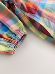 Multi Check Print 100% Cotton Shirt Dress (3mths-8yrs) - Image 8 of 8