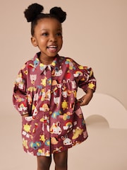 Brown Character Cotton Shirt Dress (3mths-8yrs) - Image 1 of 8