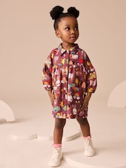 Brown Character Cotton Shirt Dress (3mths-8yrs) - Image 3 of 8
