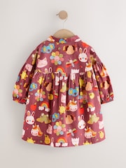 Brown Character Cotton Shirt Dress (3mths-8yrs) - Image 6 of 8