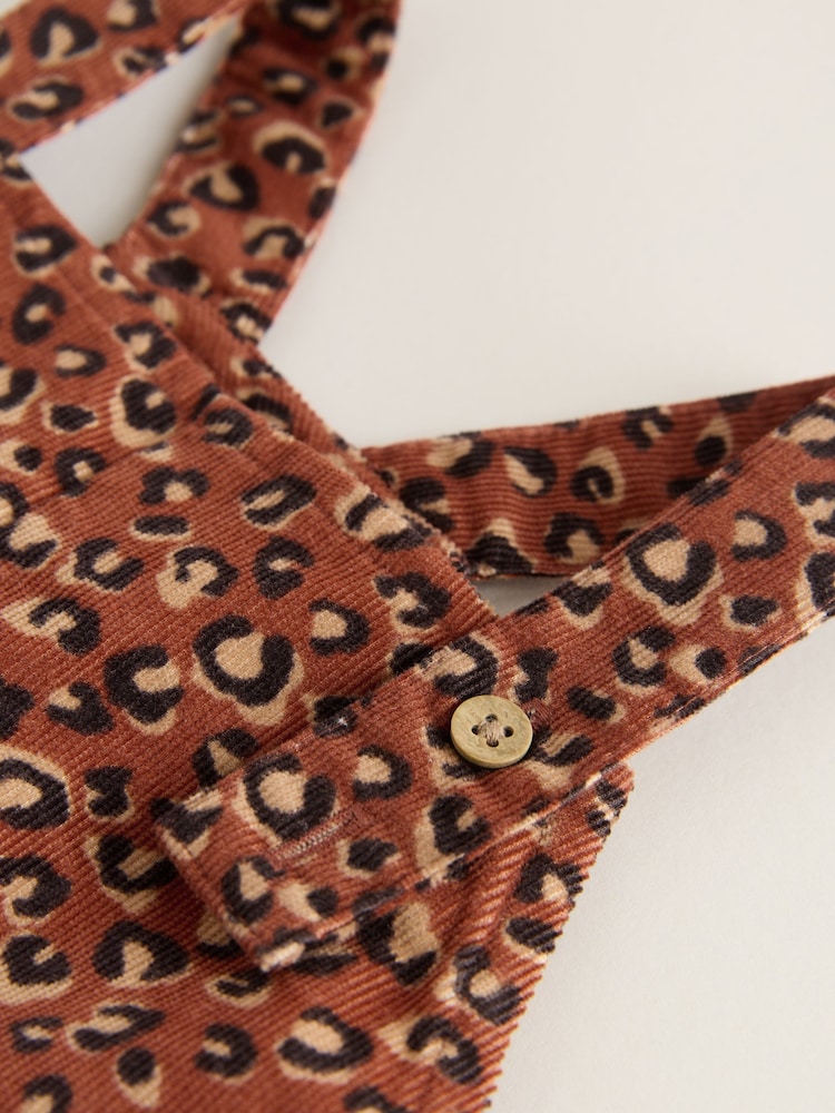 Animal Print Bubble Hem Pinafore Dress (3mths-8yrs) - Image 8 of 8