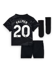 Nike Black Infants Palmer Chelsea Third Stadium Kit 2024-25 - Image 3 of 3