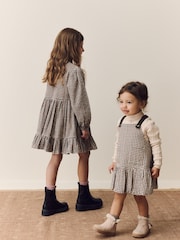 Kariert, Neutral - Bubble Hem Pinafore Dress (3mths-8yrs) - Bild 5 von 9
