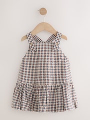 Kariert, Neutral - Bubble Hem Pinafore Dress (3mths-8yrs) - Bild 6 von 9