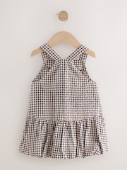 Kariert, Neutral - Bubble Hem Pinafore Dress (3mths-8yrs) - Bild 7 von 9