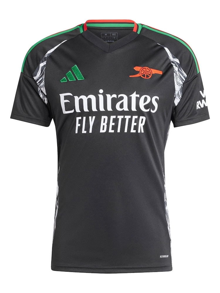 adidas Black Arsenal Away Shirt 2024-25 Dad 1 - Image 2 of 3