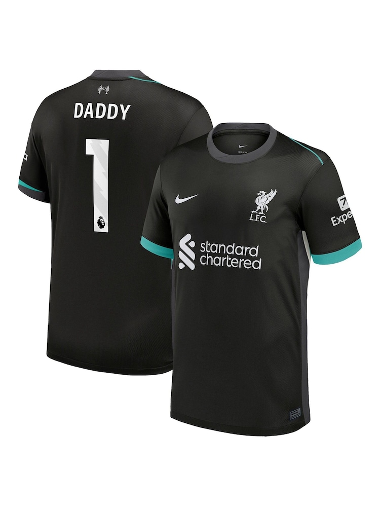 Nike Black Daddy Liverpool Away Stadium Shirt 2024-25 - Image 1 of 3