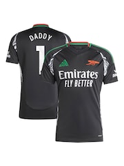adidas Black Arsenal Away Shirt 2024-25 Daddy 1 - Image 1 of 3