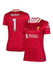 Nike Red Womens Mum Liverpool Home Stadium Shirt 2024-25 - Image 1 of 3