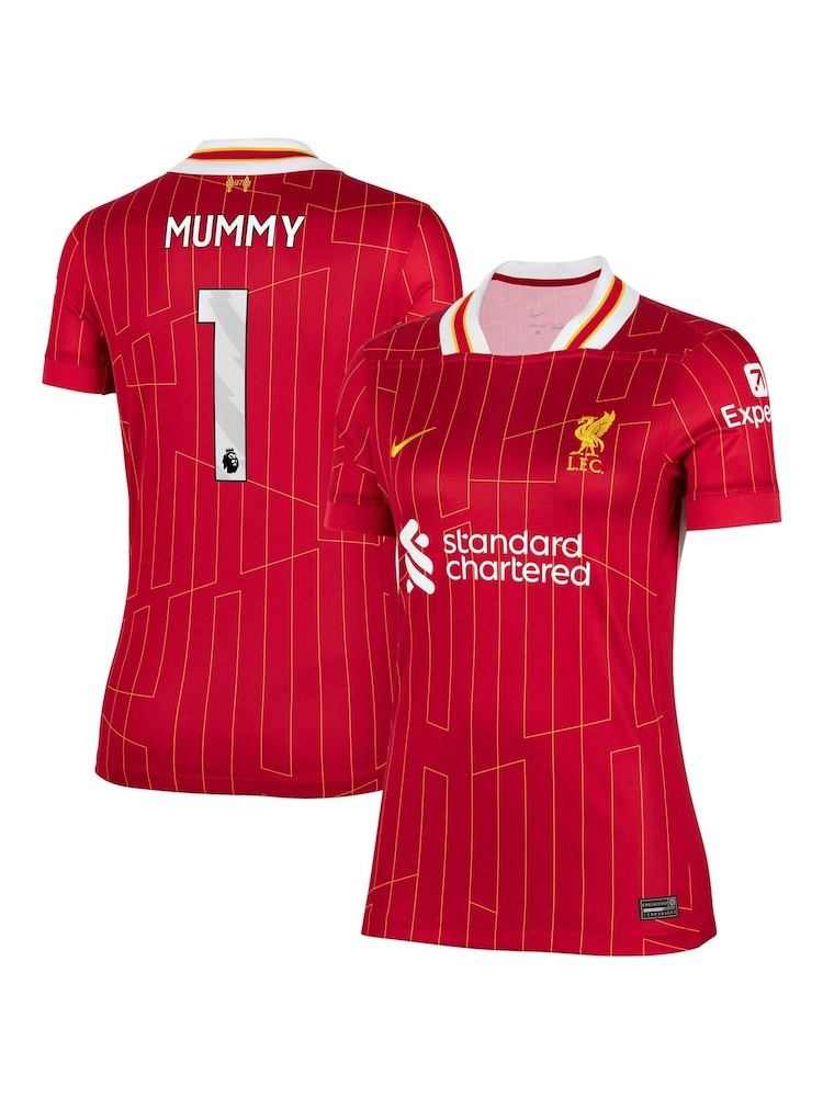 Nike Red Womens Mum Liverpool Home Stadium Shirt 2024-25 - Image 1 of 3