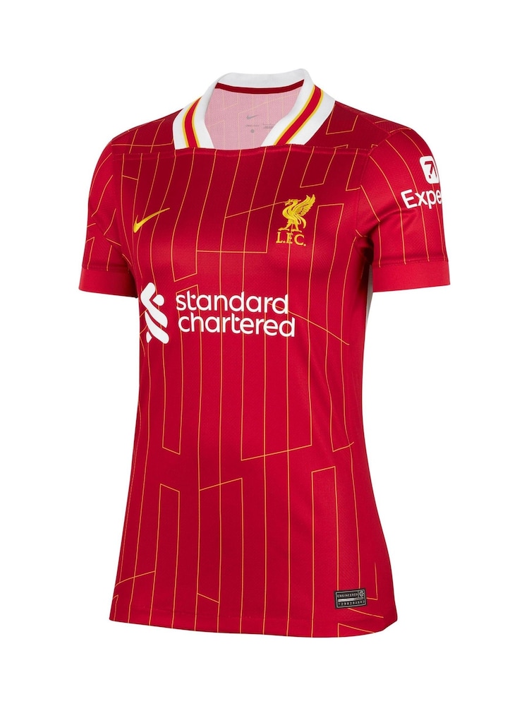 Nike Red Womens Mum Liverpool Home Stadium Shirt 2024-25 - Image 2 of 3