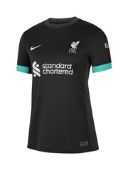 Nike Black Womens Mummy Liverpool Away Stadium Shirt 2024-25 - Image 2 of 3