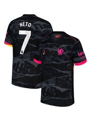 Nike Black Dri Fit Chelsea Adv Third Match Shirt 2024-25 Neto 7 - Image 1 of 3