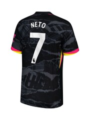 Nike Black Dri Fit Chelsea Adv Third Match Shirt 2024-25 Neto 7 - Image 3 of 3