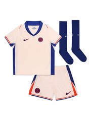 Nike Cream Little Kids Joao Felix 14 Chelsea Away Stadium Kit 2024-25 - Image 2 of 3
