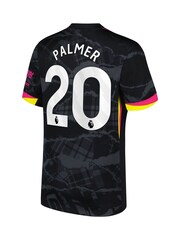 Nike Black Chelsea Third Stadium Shirt 2024-25 Palmer 20 - Image 3 of 3
