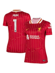 Nike Red Womens Mummy Liverpool Home Stadium Shirt 2024-25 - Image 1 of 3