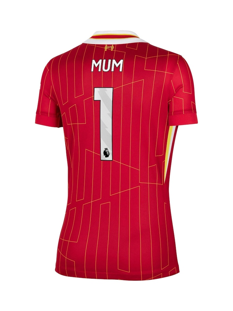Nike Red Womens Mummy Liverpool Home Stadium Shirt 2024-25 - Image 3 of 3