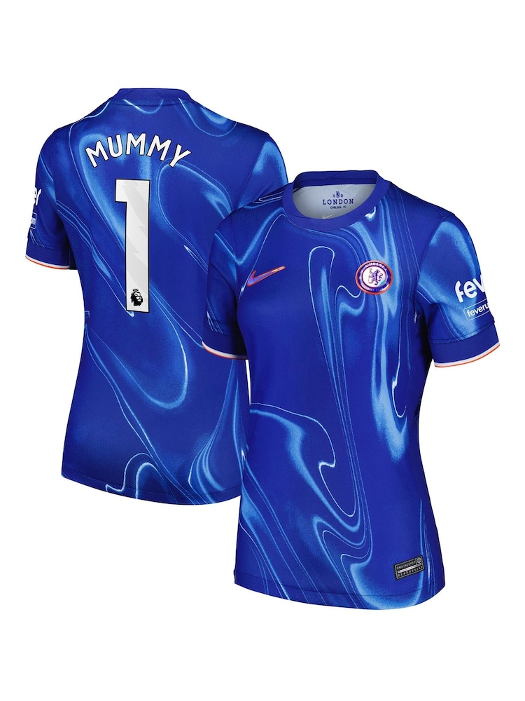 Nike Blue Womens Mummy Chelsea Home Stadium Shirt 2024-25 - Image 1 of 3