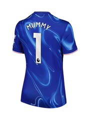 Nike Blue Womens Mummy Chelsea Home Stadium Shirt 2024-25 - Image 3 of 3
