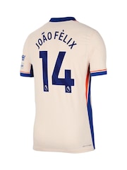 Nike Cream Dri-Fit Chelsea Adv Away Match Shirt 2024-25 Joao Felix 14 - Image 3 of 3