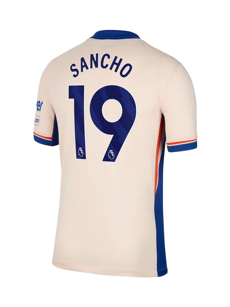 Nike Cream Chelsea Away Stadium Shirt 2024-25 Sancho 19 - Image 3 of 3